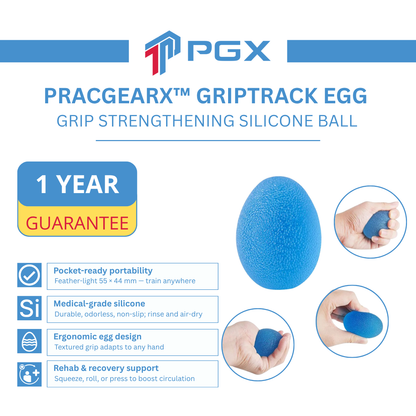 PGX™ GripTrack Egg – Fitness, Relief & Recovery Ball