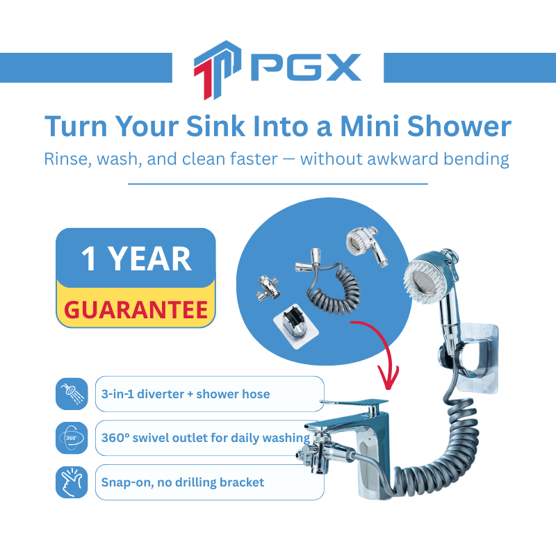 PGX™ SinkShower Pro 3-in-1 Faucet Converter Kit