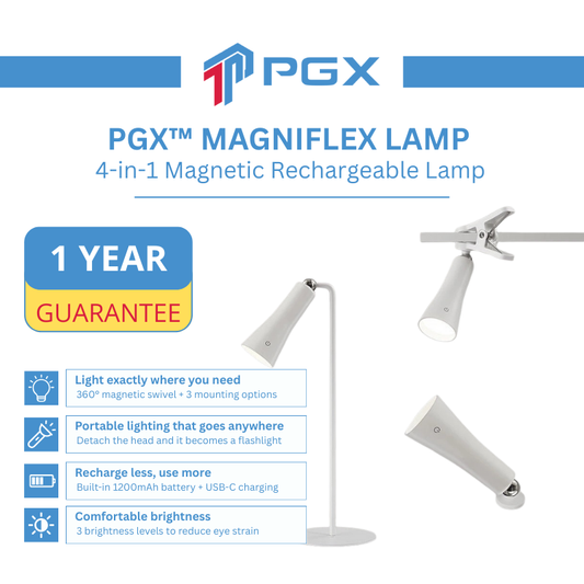 PGX™ MagniFlex 4-in-1 Magnetic Rechargeable Lamp