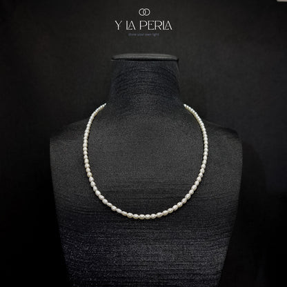 Eternal Cross Pearl Necklace