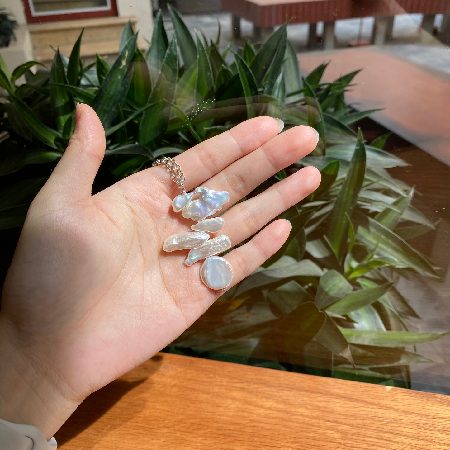 Cascade Of Pearl Necklace