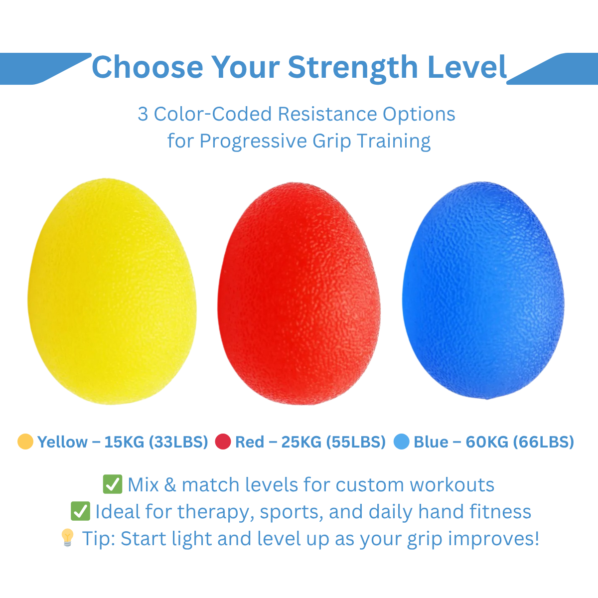 PGX™ GripTrack Egg – Fitness, Relief & Recovery Ball