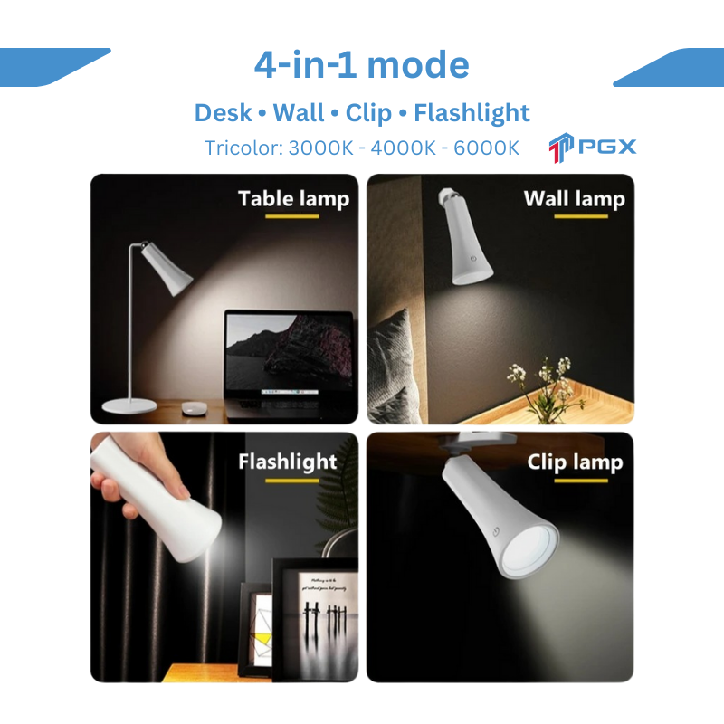 PGX™ MagniFlex 4-in-1 Magnetic Rechargeable Lamp