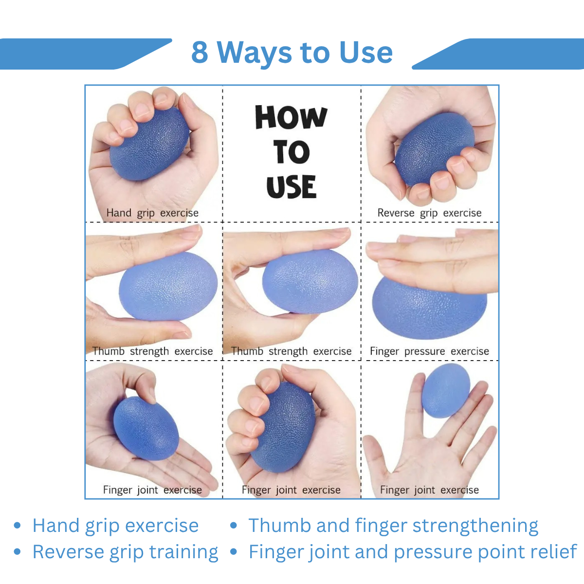 PGX™ GripTrack Egg – Fitness, Relief & Recovery Ball