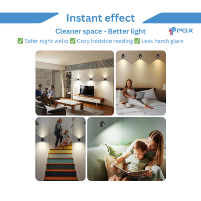 PGX™ RGB MagniGlow 360 — Rechargeable RGB Magnetic Wall Light