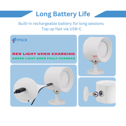 PGX™ RGB MagniGlow 360 — Rechargeable RGB Magnetic Wall Light