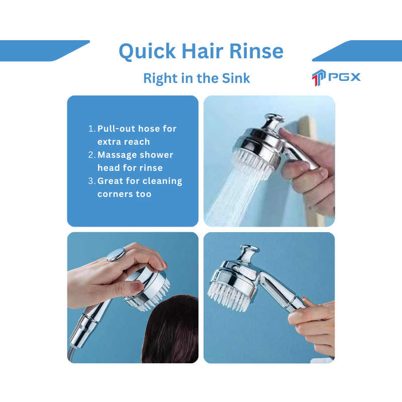 PGX™ SinkShower Pro 3-in-1 Faucet Converter Kit