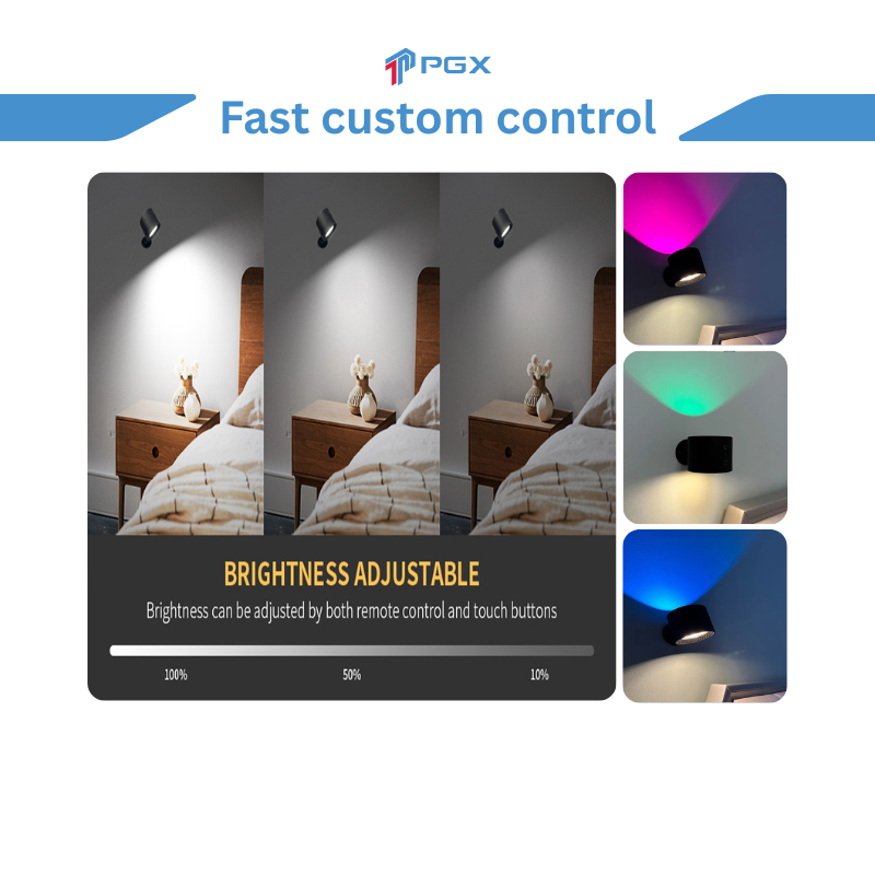 PGX™ RGB MagniGlow 360 — Rechargeable RGB Magnetic Wall Light