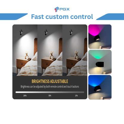 PGX™ RGB MagniGlow 360 — Rechargeable RGB Magnetic Wall Light