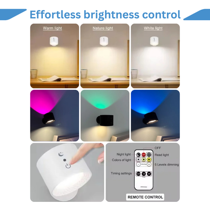 PGX™ RGB MagniGlow 360 — Rechargeable RGB Magnetic Wall Light