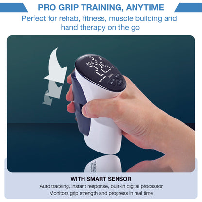 PracGearX™ GripTrack Pro – Smart Grip Strength Trainer
