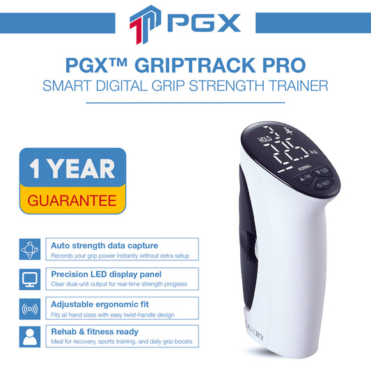 PracGearX™ GripTrack Pro – Smart Grip Strength Trainer