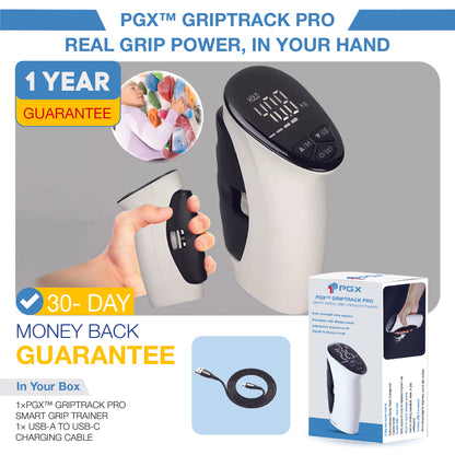 PracGearX™ GripTrack Pro – Smart Grip Strength Trainer