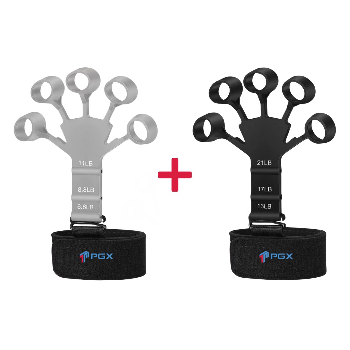 PGX™ FlexBand Grip – Adjustable Finger Exerciser (6 Tension Levels)