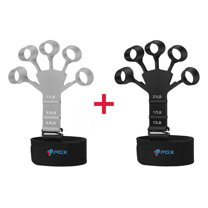 PGX™ FlexBand Grip – Adjustable Finger Exerciser (6 Tension Levels)
