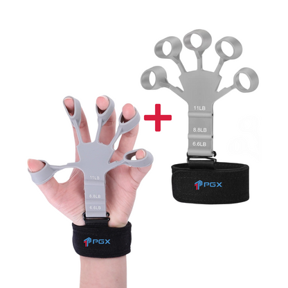 PGX™ FlexBand Grip – Adjustable Finger Exerciser (6 Tension Levels)