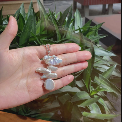 Cascade Of Pearl Necklace